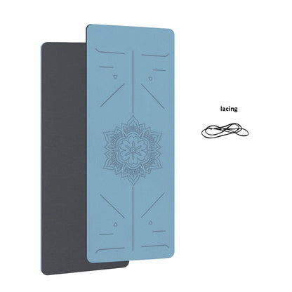 TPE Yoga Mat Non-Slip Fitness with Guide Line